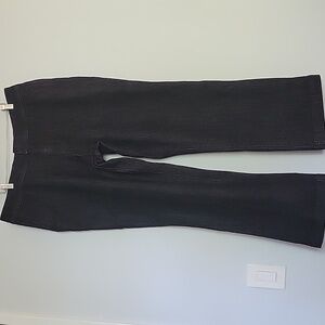 Chicos ultimate  fit  jeans sz 16 inseam 29.5 womans plus blk  size chino style